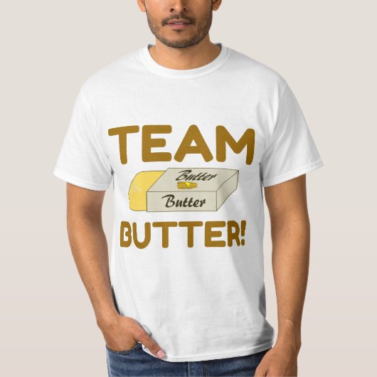 T-SHIRT BUTTER DE L'ÉQUIPE (Devant)