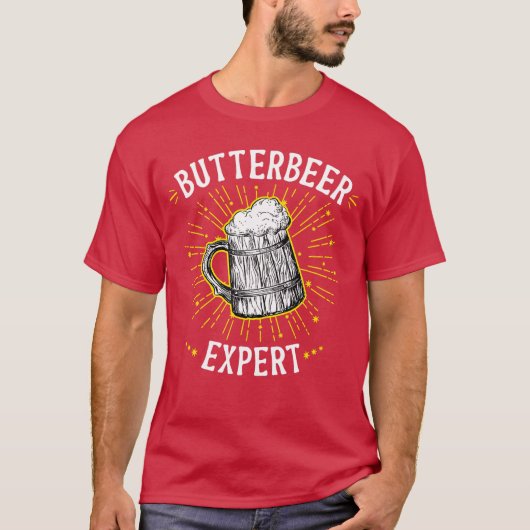T-shirt butterbeer expert butterscotch beer (Devant)