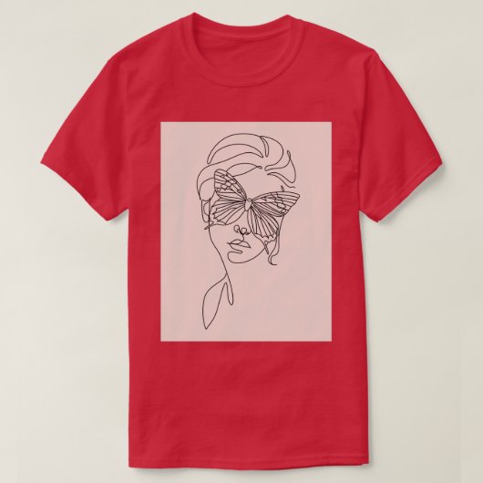 T-SHIRT BUTTERFER FACE 2 (Design devant)