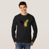 T-shirt Butterflower chrysanthemums and butterfly (Devant entier)