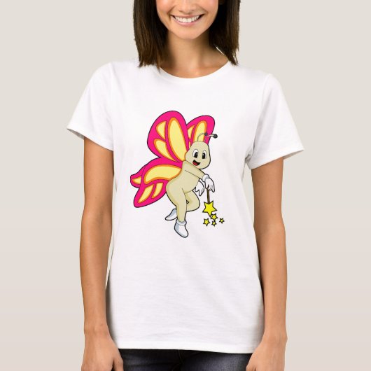T-shirt Butterfly as Wizard with Magic Mur (Devant)