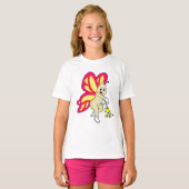 T-shirt Butterfly as Wizard with Magic Mur (Devant entier)