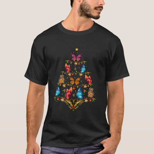 T-shirt Butterfly Bird Butterfly Tree (Devant)