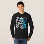 T-shirt Butterfly Buttercry Butterdie Fier Swi (Devant entier)