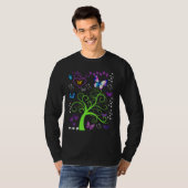 T-shirt Butterfly  Butterflies Circle The Trees Fun Three (Devant entier)
