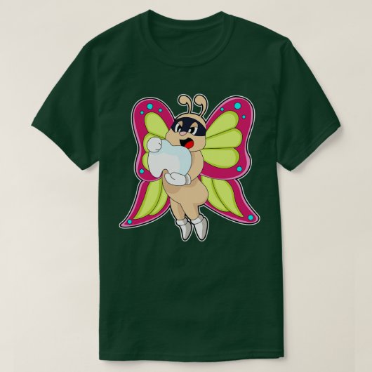 T-shirt Butterfly Dentist Teeth (Design devant)