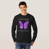T-shirt Butterfly His Fight Is My Fight Chiari Malformatio (Devant entier)