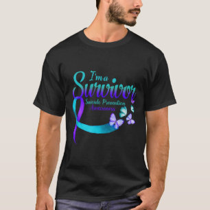T-shirt Butterfly I'm A Survivor Suicide Prevention Award