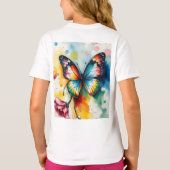 T-shirt Butterfly Ink Customizable  (Dos)