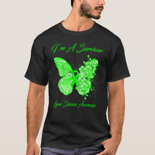 T-shirt Butterfly Iu2019m A Survivor Lyme