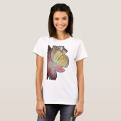 T-shirt Butterfly landing on flower beautiful (Devant entier)