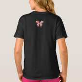 T-shirt Butterfly Lavender Kimono Pattern (Dos)