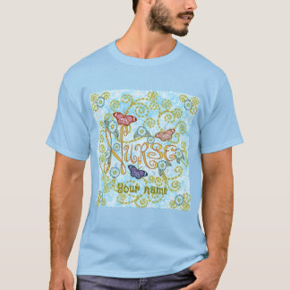 T-shirt Butterfly Nurse