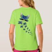 T-shirt Butterfly Parade - Color in Motion (Dos)