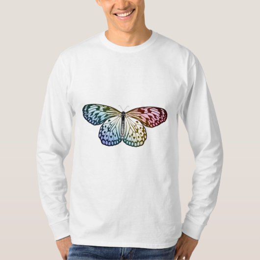 T-shirt Butterfly Rainbow (Devant)