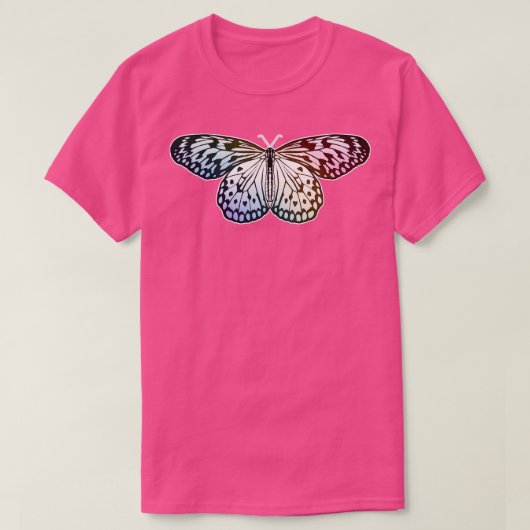 T-shirt Butterfly Rainbow (Design devant)