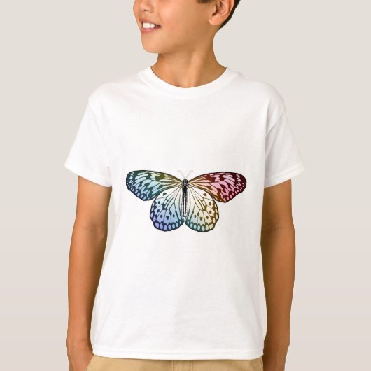 T-shirt Butterfly Rainbow (Devant)