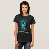 T-shirt Butterfly Ribbon Interstitial Cystitis Awareness (Devant entier)