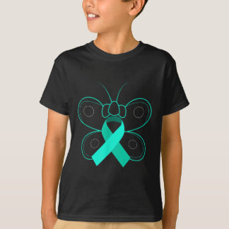 T-shirt Butterfly Ruban santé mentale Chemise santé mental