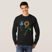 T-shirt Butterfly Sunflower Behcet s Disease Awareness (Devant entier)