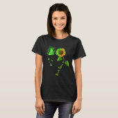 T-shirt Butterfly Sunflower Brain Injury Awareness (Devant entier)