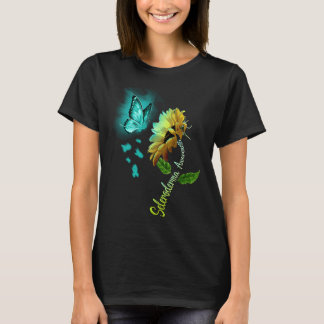 T-shirt Butterfly Sunflower Scleroderma Awareness