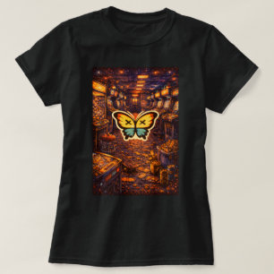 T-shirt Butterfly TEES CO. Chemise Rétro Papillon 0047883
