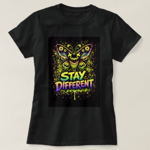 T-shirt Butterfly Tees Co. Reste Différent 0047753