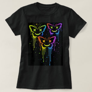 T-shirt Butterfly Tees Co. Triple Butterfly Drip 0047735