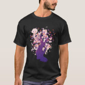 T-shirt Butterfly Tree Beautiful Butterflies Tree Nature (Devant)