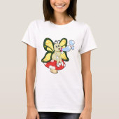 T-shirt Butterfly with Soap bubbles (Devant)