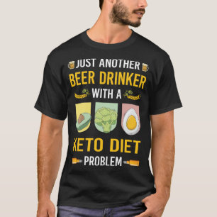 T-shirt Buveur de bière régime cétogène cétogène céto céto