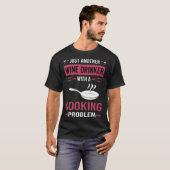 T-shirt Buveur de vin cuisine (Devant entier)