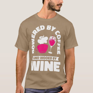 T-shirt Buveur de vin de café boisson vin caféiné2