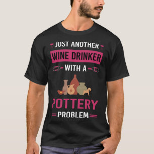 T-shirt Buveur de vin Potier en poterie