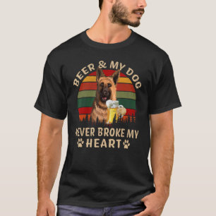 T-shirt Buveurs 365 Bière & Chien de Berger Allemand Jamai