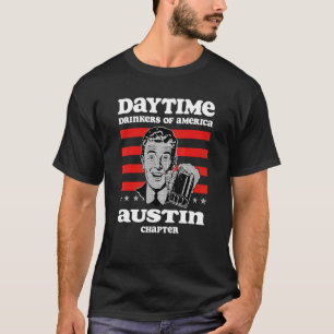 T-shirt Buveurs de jour du chapitre d'Austin Bière Bra