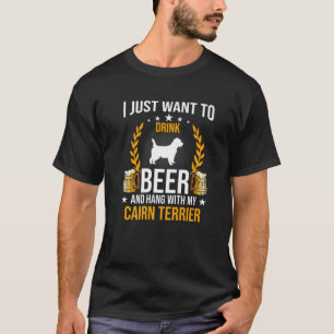 T-shirt Buvez De La Bière Et Accrochez-Vous Avec Mon Cair