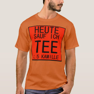 T-shirt Buvez du thé Tea Time Chamomile Tea Cup Cadeau 1