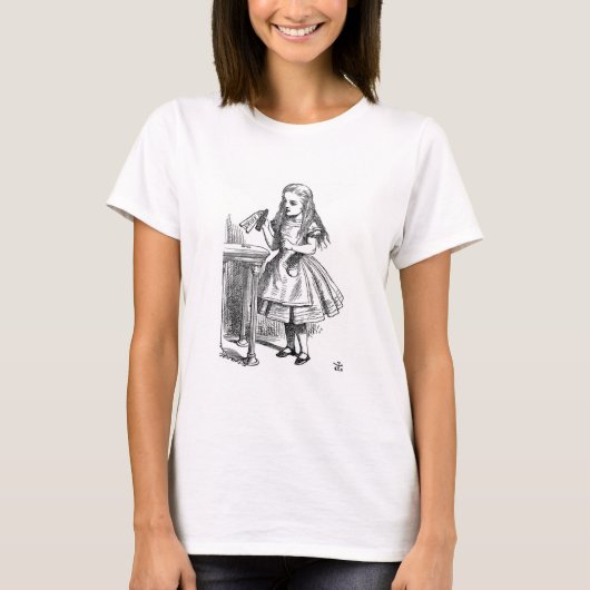 T-shirt Buvez-moi (Alice au pays des merveilles) (Devant)