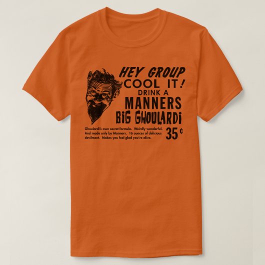 T-shirt Buvez un bandeau de vision Big Ghoulardi 1 (Design devant)
