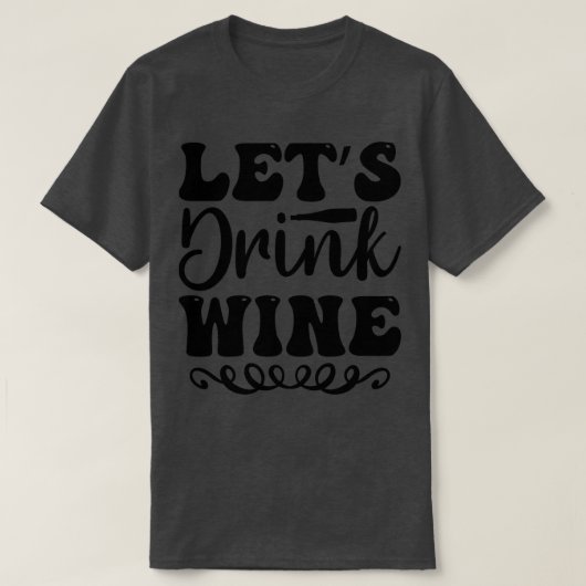 T-shirt Buvons du vin (Design devant)