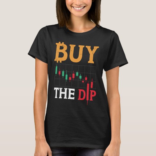 T-shirt Buy The Dip Cryptocurrency Blockchain Trader Best  (Devant)