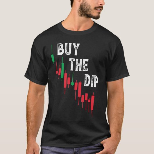 T-shirt Buy The Dip Cryptocurrency Blockchain Trader Best  (Devant)