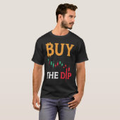 T-shirt Buy The Dip Cryptocurrency Blockchain Trader Best  (Devant entier)