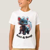 T-shirt Buzz & Beep ! Skunk robotique (Devant)