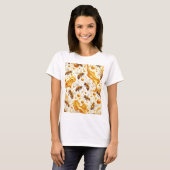 T-shirt Buzz & Drip – Seamless 8K Honey Bee Pattern with G (Devant entier)