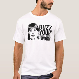 T-shirt Buzz seul votre petite amie Noël à la maison Woof