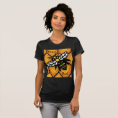 T-shirt Buzzing Busy Jote Bee Honeycomb (Devant entier)