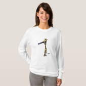 T-shirt BX- girafe jouant la chemise de trombone (Devant entier)